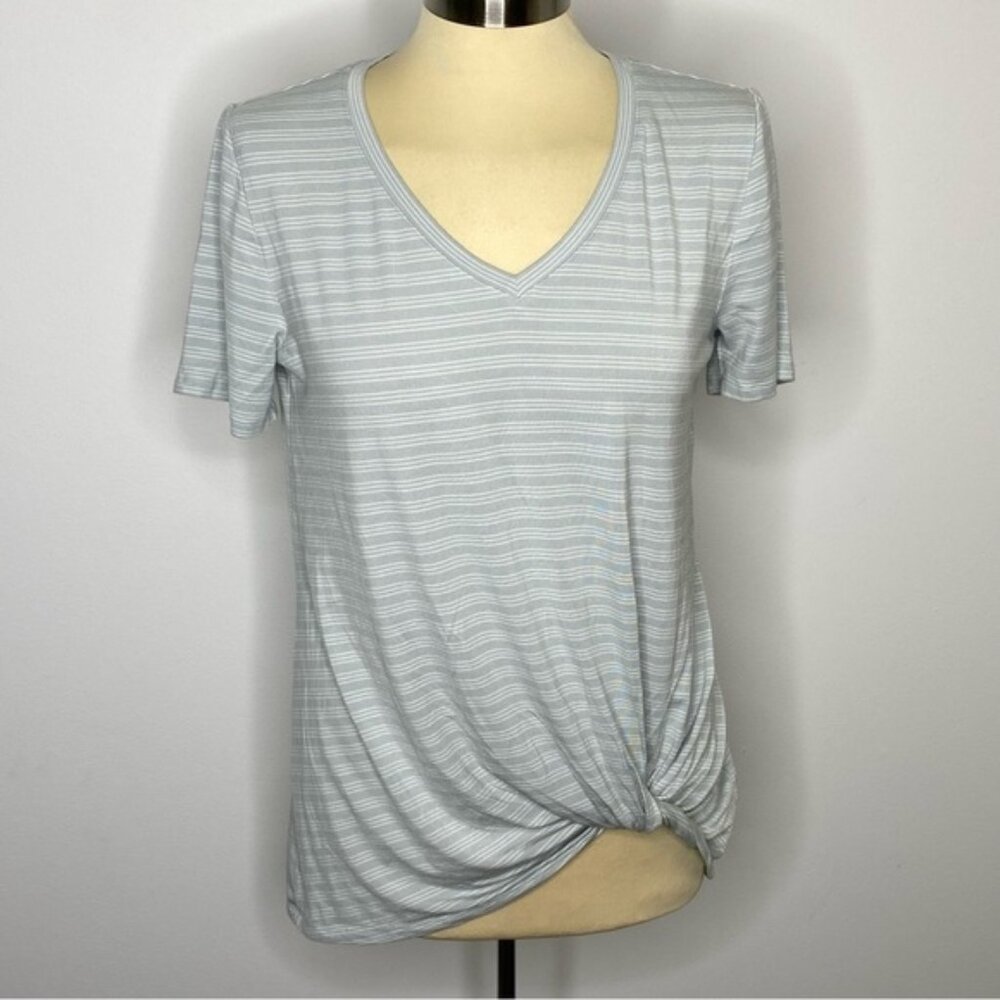 Matty M Striped Knot Front Top